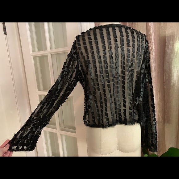 BABETTE Jacket with Vegan Leather Fringe - Picture 4 of 7